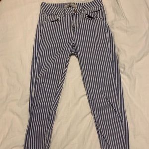 *NOT FOR SALE/SOLD* Zara striped jeans premium denim size 4